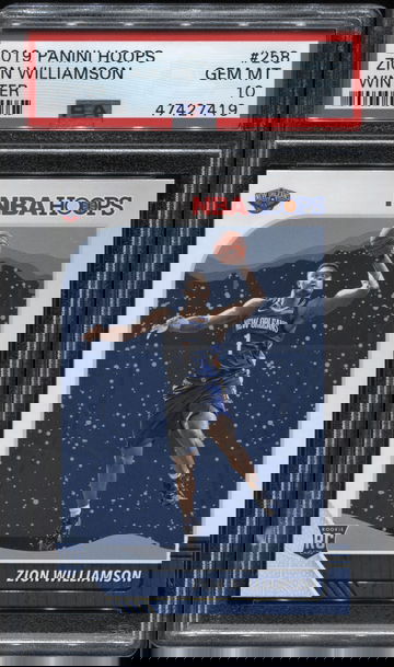 Zion Williamson 2019-20 Hoops Winter #258 PSA 10