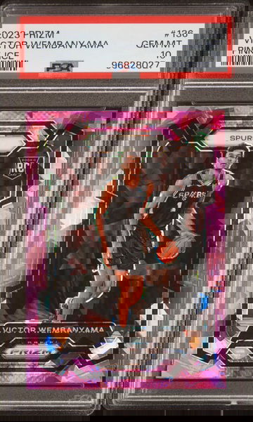 2023 Prizm Victor Wembanyama Pink Ice PSA 10