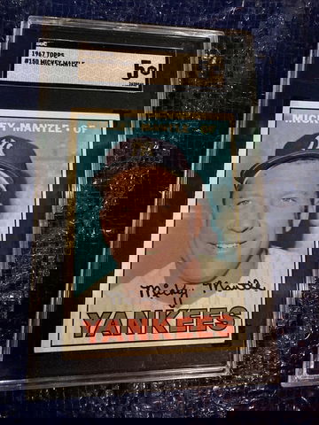 1967 Topps mantle sgc 5 