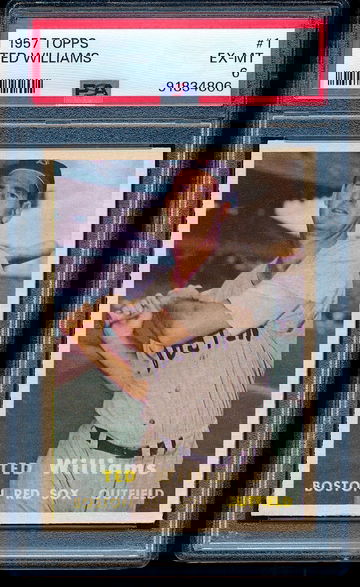 1957 Topps Ted Williams #1 PSA 6 ++ Centered, magnificent 6