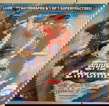 2020 topps chrome update series sapphire edition