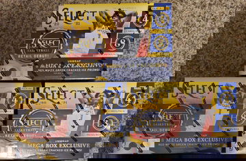 3 x 2020-21 Panini Select NBA Mega Boxes 