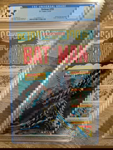 DC 1974 Batman 100 Page Comic #255 CGC 7.5 Neal Adams Art & Cover