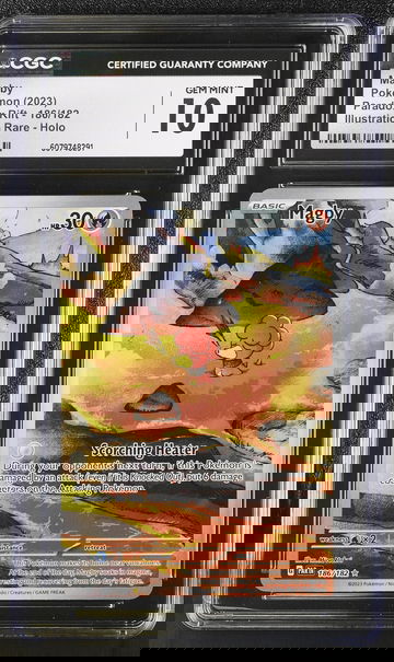 2023 Pokémon Paradox Rift Illustration Rare Magby #186/182 Holo CGC 10