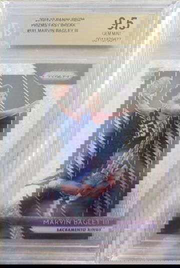 Marvin Bagley 2018 Prizm Fast Break #181 BGS 9.5 💎 