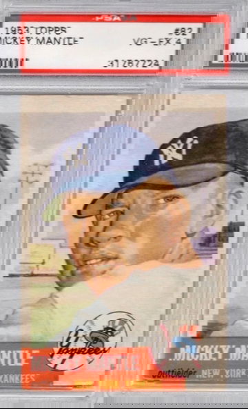 1953 TOPPS MICKEY MANTLE 