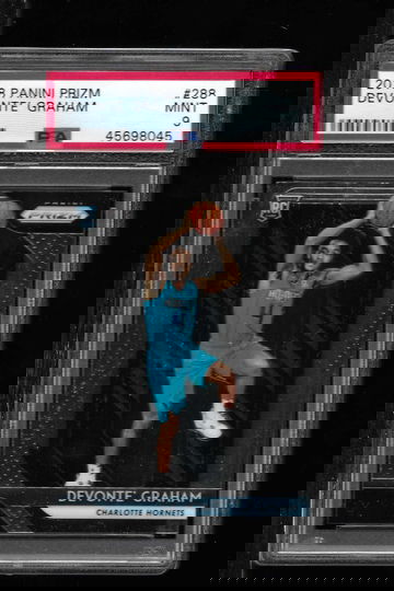 2018 PANINI PRIZM DEVONTE GRAHAM PSA 9