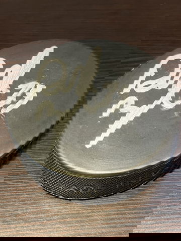 Dustin Byflugien Signed Autographed NHL Hockey Puck Beckett BAS COA Blackhawks