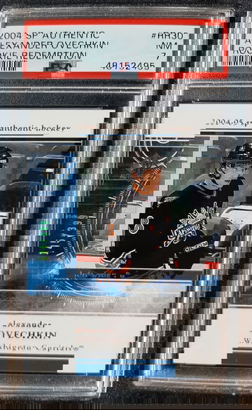 PSA 7 2004 Sp Authentic #RR30 Alexander Ovechkin rookie redemption # /399 Shipping from Canada