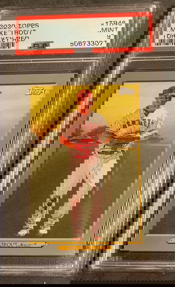 2020 Topps Mike Trout Turkey Red PSA 9