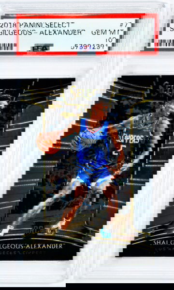 2018 Shai Gilgeous-Alexander Panini Select    #7 PSA 10