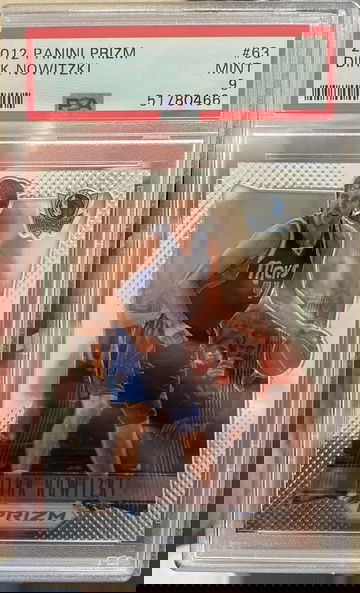 2012 panini prizm dirk nowitzki #63 PSA 9 Mint