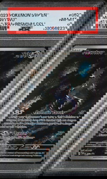 2023 Pokemon Scarlet and Violet Black Star Promo 151 Ultra Premium Collection Mewtwo #052 PSA 8