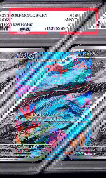 2023 Pokémon Scarlet & Violet Obsidian Flames Gloom #198/197 PSA 9