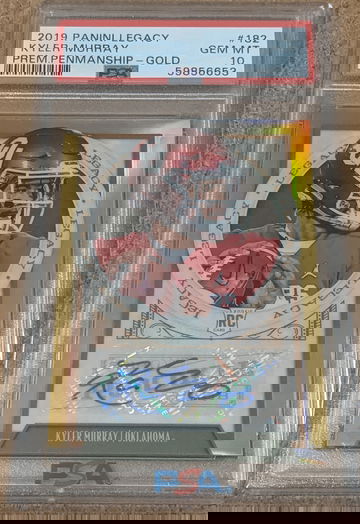 2019 LEGACY 🏈 KYLER MURRAY GOLD ROOKIE AUTOGRAPH /50 CARDINALS PSA 10 RC SP 🔥