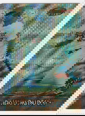 1997 BOWMAN'S BEST ATOMIC REFRACTOR RAUL MONDESI # 97