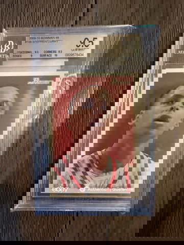 2009 Bowman Stephen Curry RC BGS 9.5 