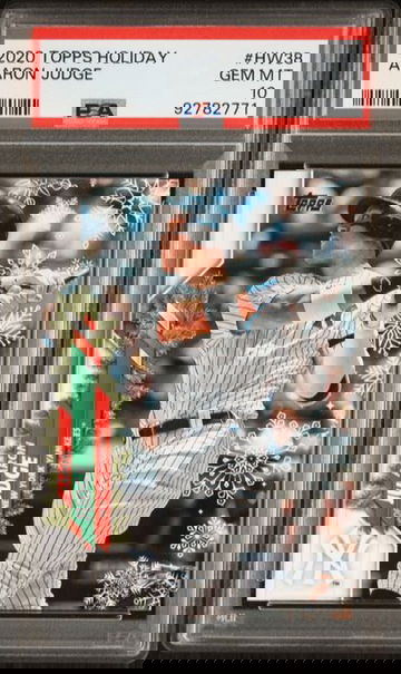 2020 Topps Holiday Aaron Judge PSA 10