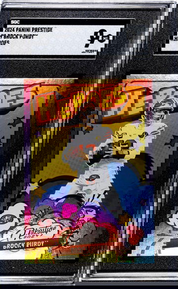 2024 Panini Prestige Heroes Brock Purdy #9 SGC 9