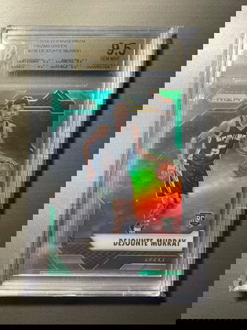 2016 Panini Prizm Green Dejounte Murray RC BGS True Gem Mint