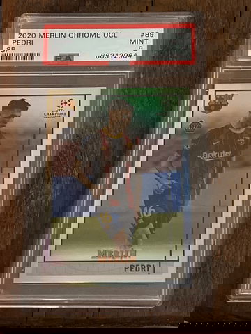 2020 Merlin Chrome UCL Pedri Short Print #89