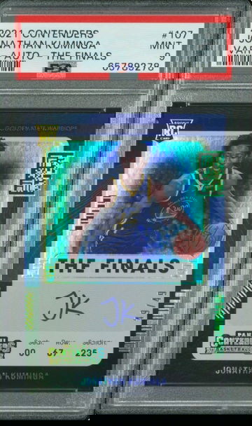 Jonathan Kuminga Contenders Rookie Auto The Final /49 PSA 9