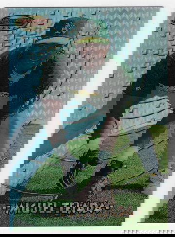 1997 BOWMAN'S BEST REFRACTOR ROOKIE MIGUEL TEJADA # 114