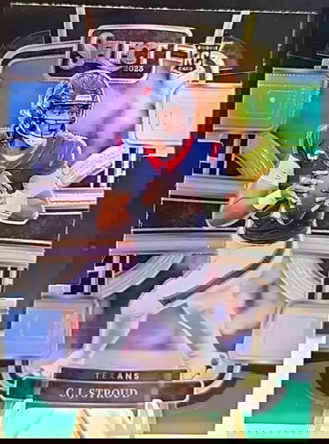 2023 Select C.J. Stroud Black and Green Prizms Die Cut RC Concourse #41 Texans