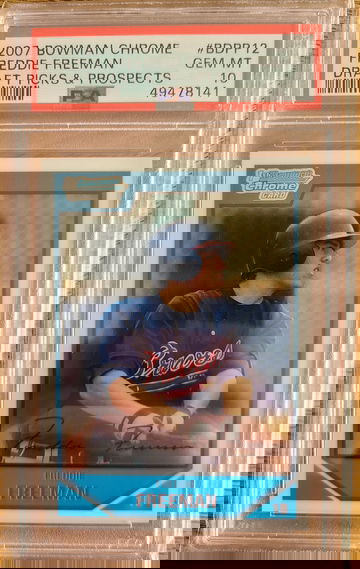 2007 Bowman Chrome Freddie Freeman PSA 10
