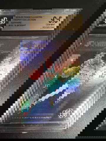 2019-20 Ja Morant RC #161 BGS 9.5 panini illusions trophy collection Sapphire