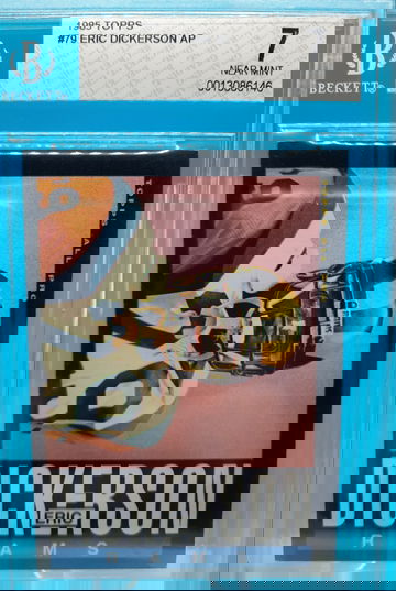 1985 Topps #79 Eric Dickerson AP BGS 7
