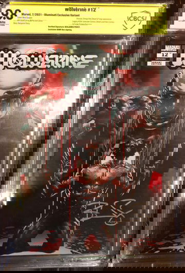 Wolverine #12 CBCS 9.8 Illuminati Excl Variant Verified Sig: Benjamin Percy 