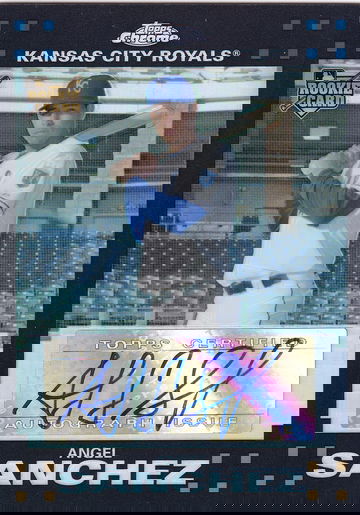 2007 Topps Chrome Angel Sanchez #288 Rookie Autograph 139/500