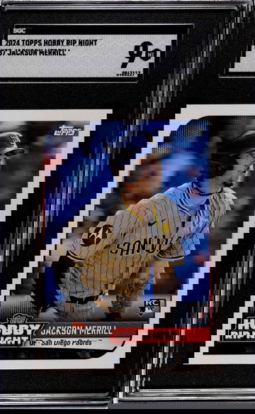 2024 Topps Hobby Rip Night Jackson Merrill #37 RC SGC 9