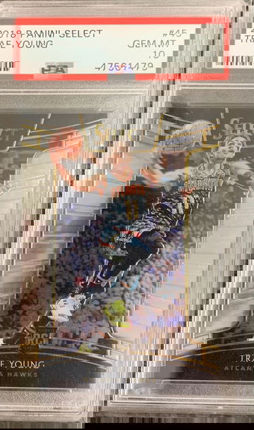 2018 Panini Select Trae young PSA 10