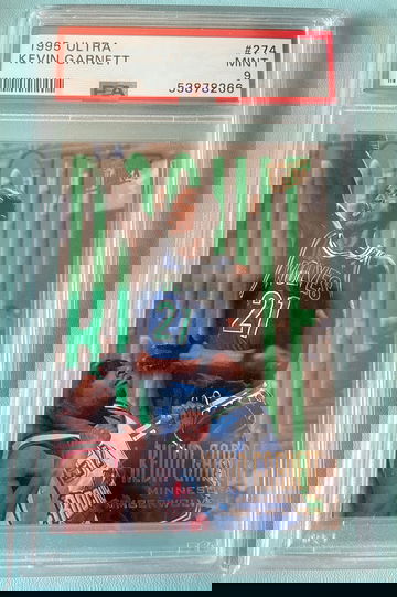 1995 Ultra Kevin Garnett Rookie Card PSA 9