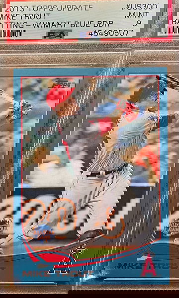 2013 Topps Update #US300 Mike Trout Wal Mart Blue PSA 10 Gem Mint 