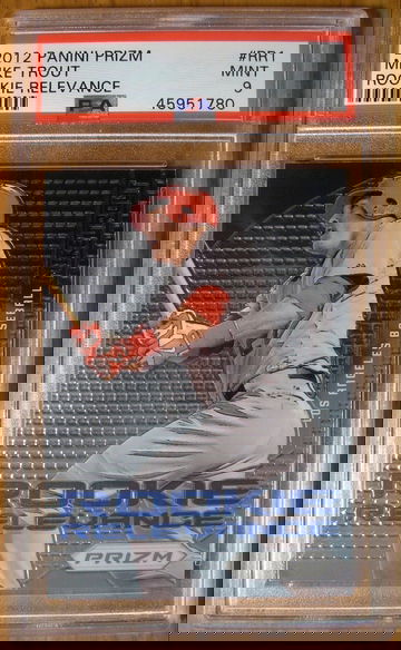 Mike Trout 2012 Prizm Rookie Relevance PSA 9