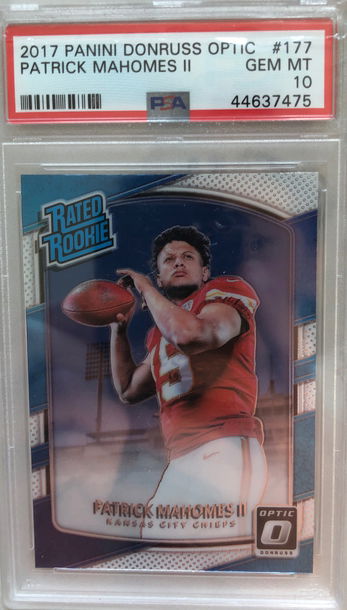 Patrick mahomes optic psa 10