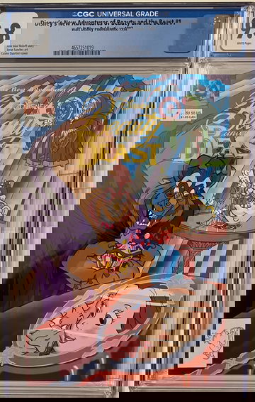 DISNEY'S NEW ADVENTURES OF BEAUTY & THE BEAST # 1  WALTDISNEY PUBLICATIONS 1992  CGC 9.8 WHITE!!