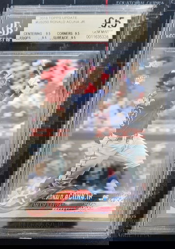 2018 Topps Update Ronald Acuna Jr. Rookie BGS 9.5