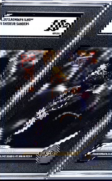  SALE!! 2023 Bowman University Now Shedeur Sanders #5 ROOKIE CARD SGC 10 GEM MINT