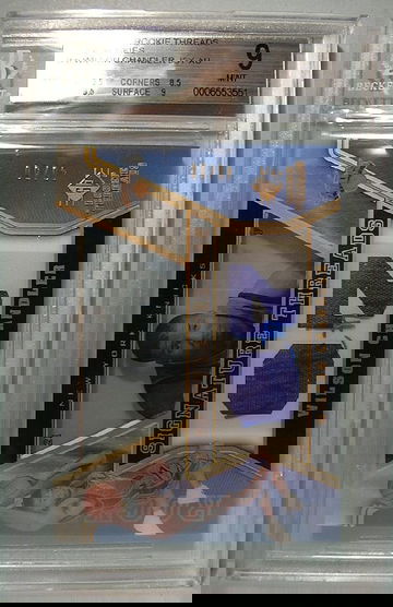 2007-08 SP ROOKIE THREADS GOLD ROOKIES #66 WILSON CHANDLER AUTO 40/50 BGS 9 MINT