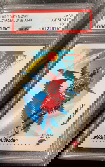 Michael Jordan 39 skybox psa 10 1991