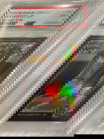 2010 Bowman Chrome Ken Griffey Jr Refractor 