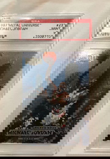 1997 METAL UNIVERSE#23 MICHAEL JORDON MINT 9