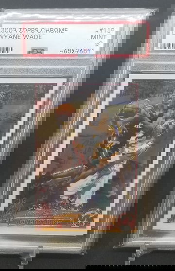 Dwyane Wade 2003 topps chrome psa 9
