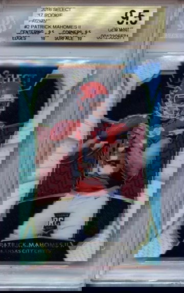 2016 Panini Select Patrick Mahomes Rookie XRC