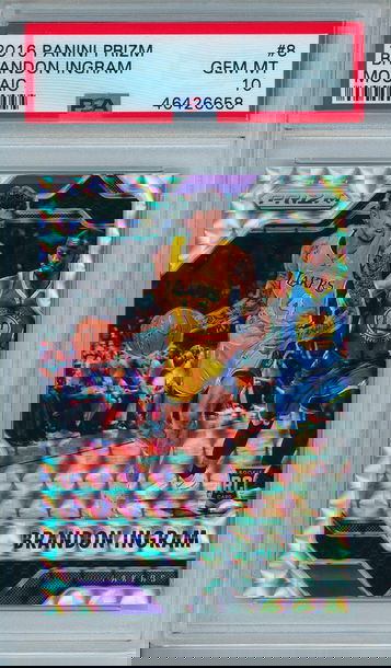 Brandon Ingram 2016 Prizm Mosaic RC PSA 10 (Slab #6658)