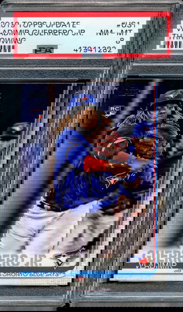 2019 Topps Update Vladimir Guerrero Jr. Rookie #US1 RC PSA 8 NM-MT